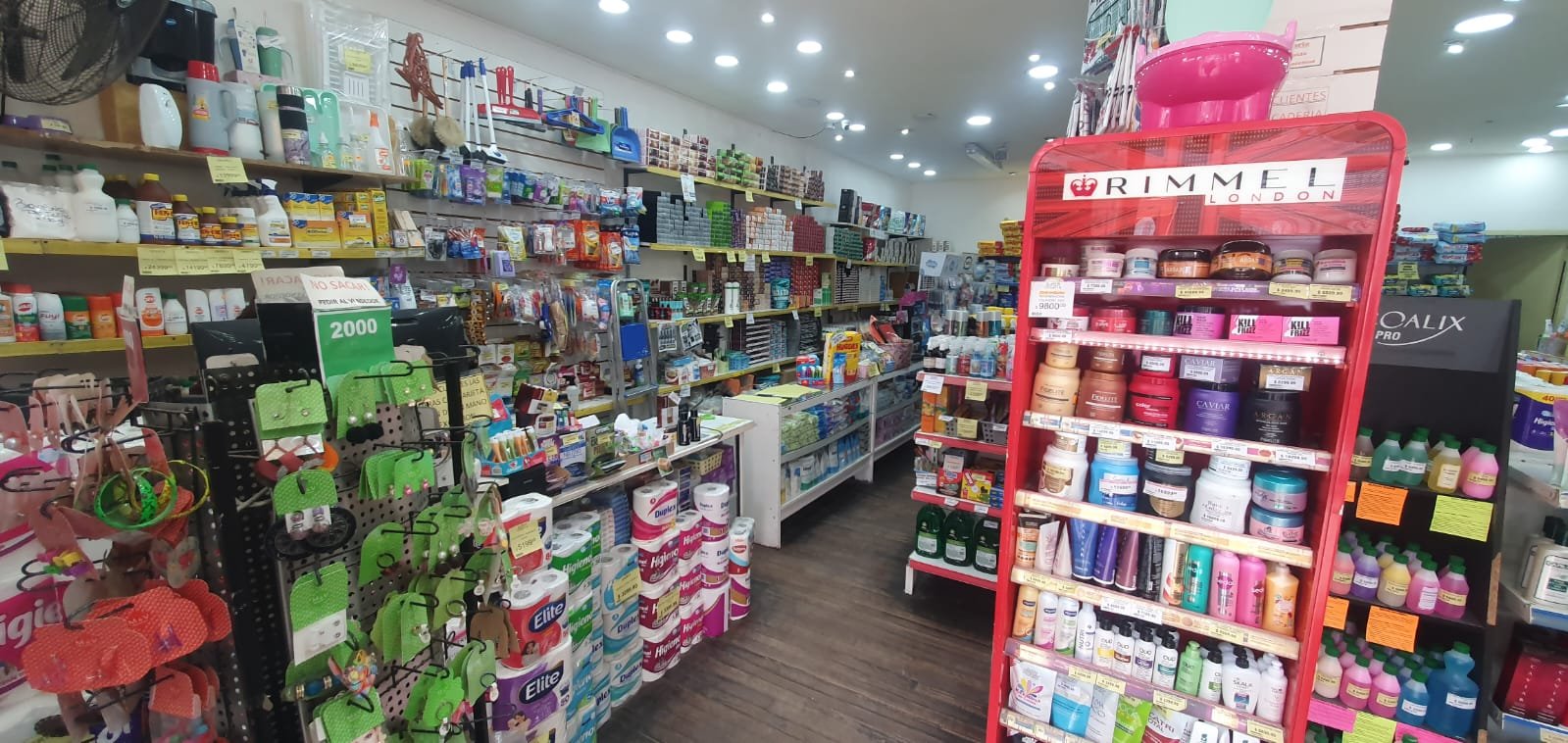 Sección perfumería y cuidado capilar